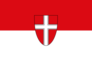 Flagge von Wien